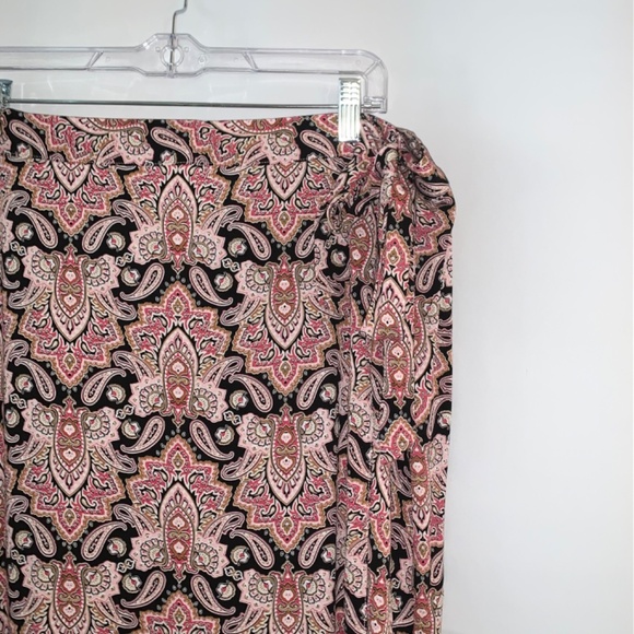 Maurices Paisley Wrap Skirt - Picture 3 of 7